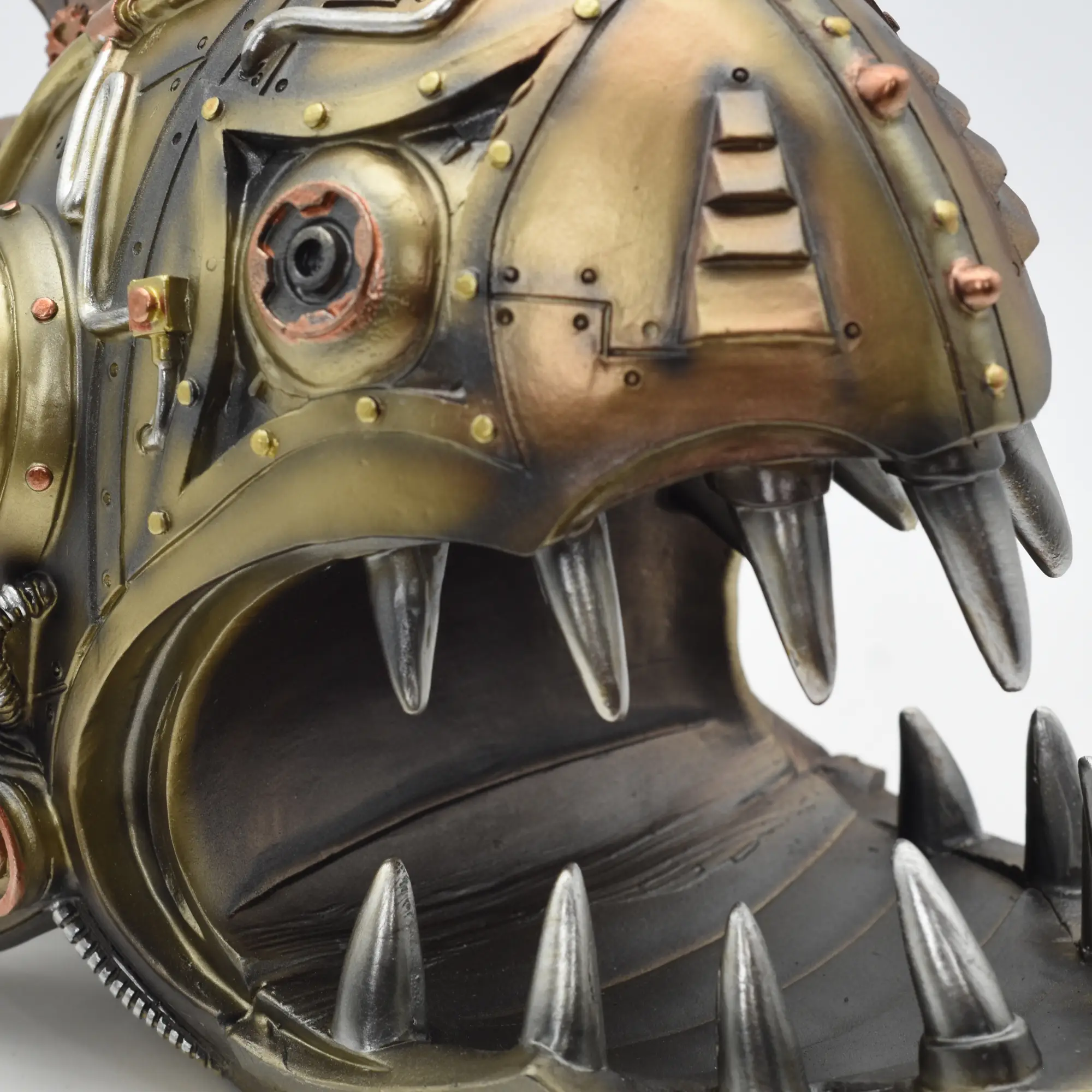 Laternenfisch aus Resin im Steampunkstyle – Bild 2
