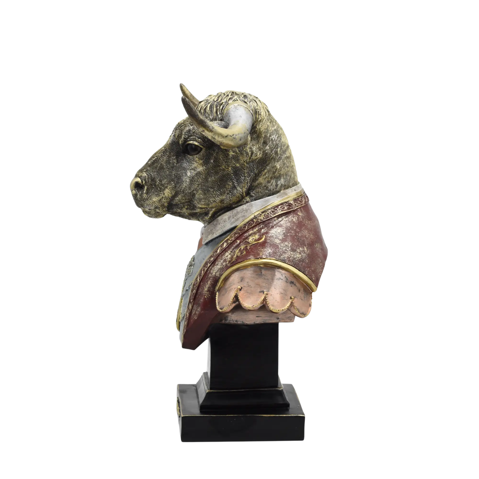 Büste eines Stiers im Torerokostüm – Bild 7