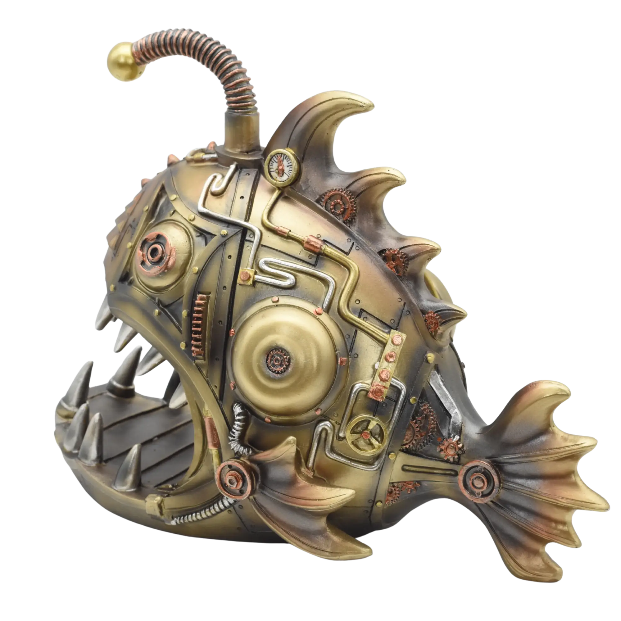 Laternenfisch aus Resin im Steampunkstyle – Bild 7