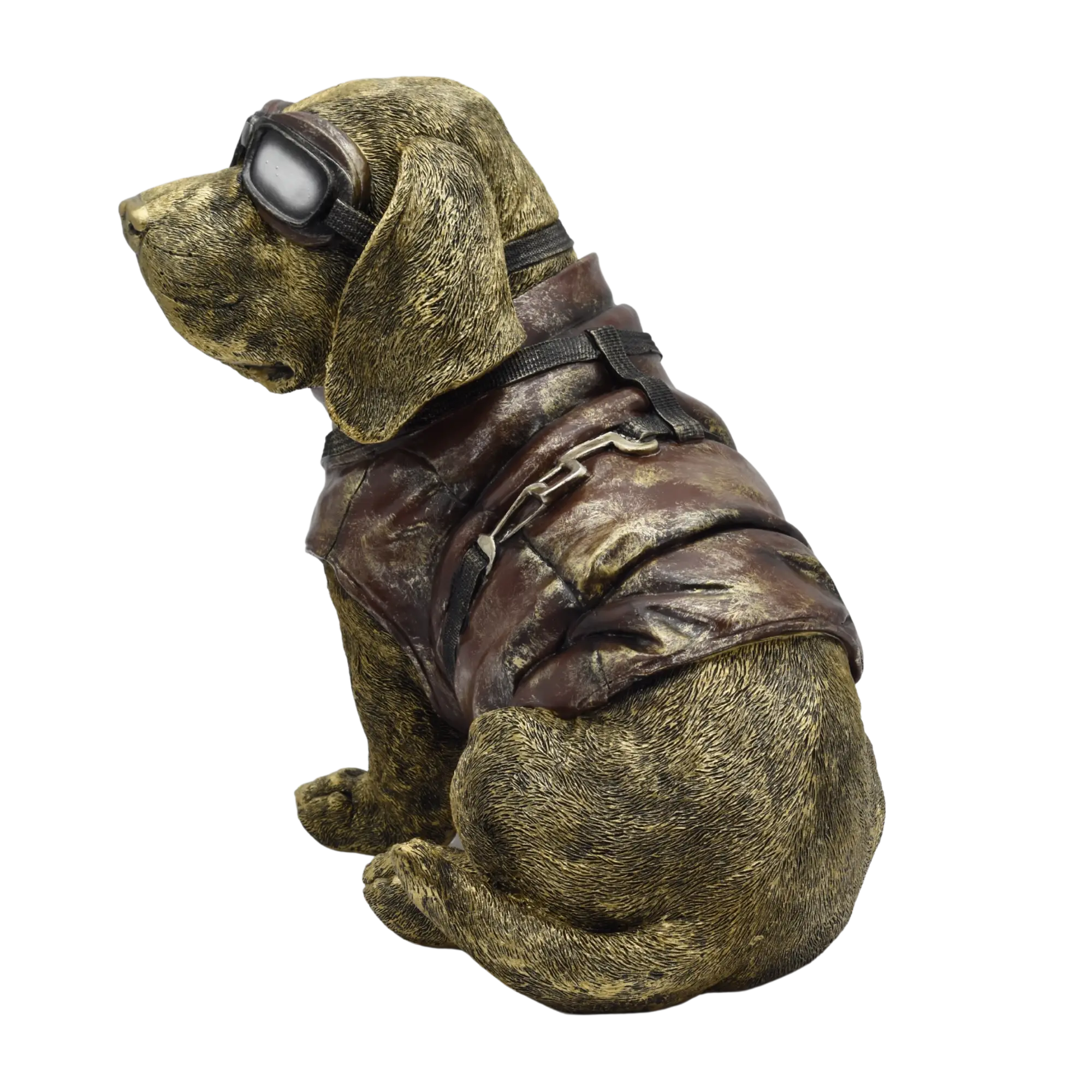 Dackel aus Resin mit Fliegerbrille – Bild 8