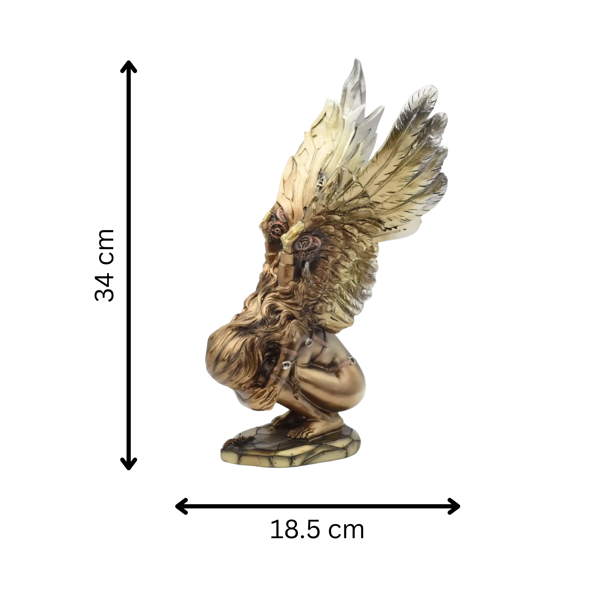 Weibliche Engelsfigur im Steampunkstyle – Bild 10