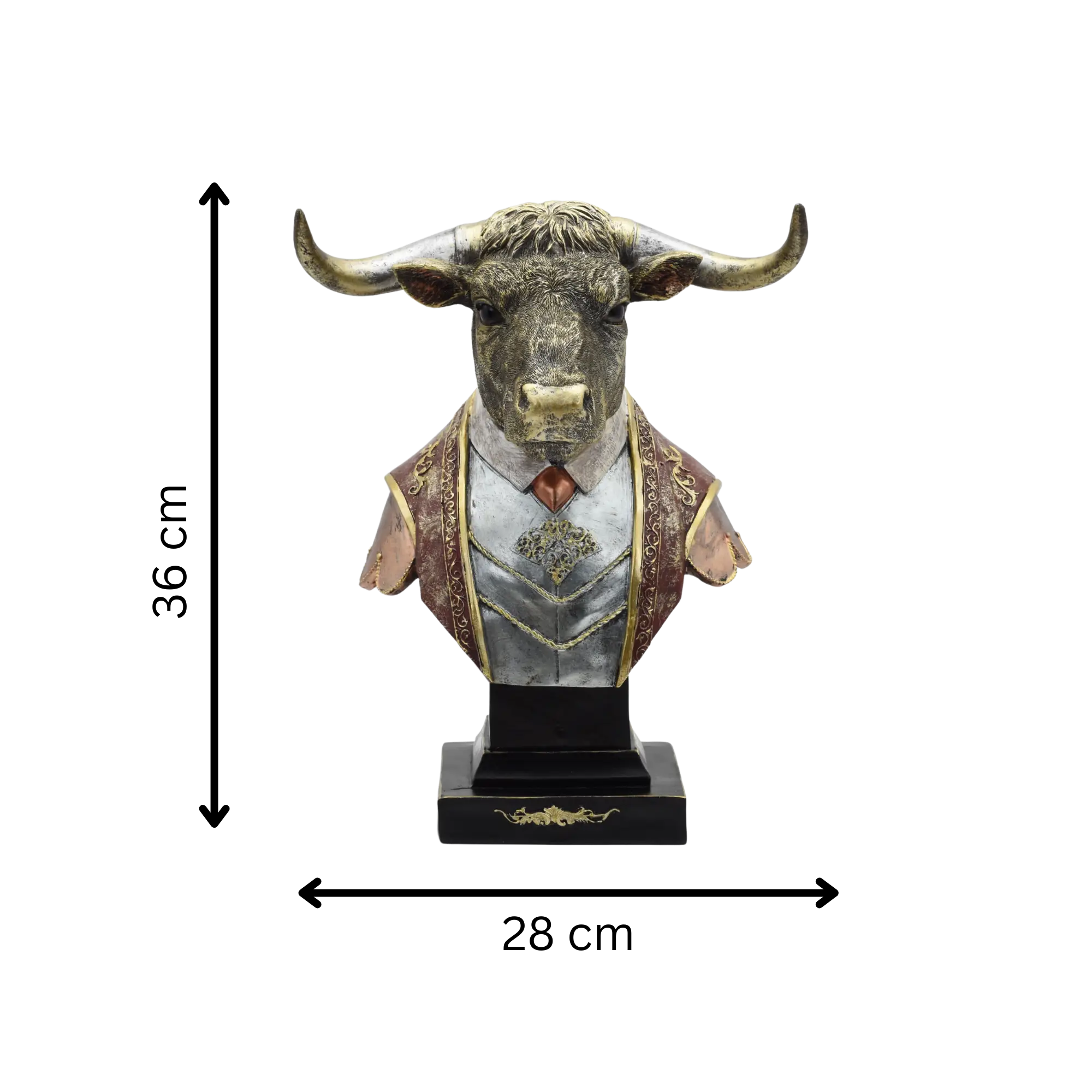 Büste eines Stiers im Torerokostüm – Bild 11