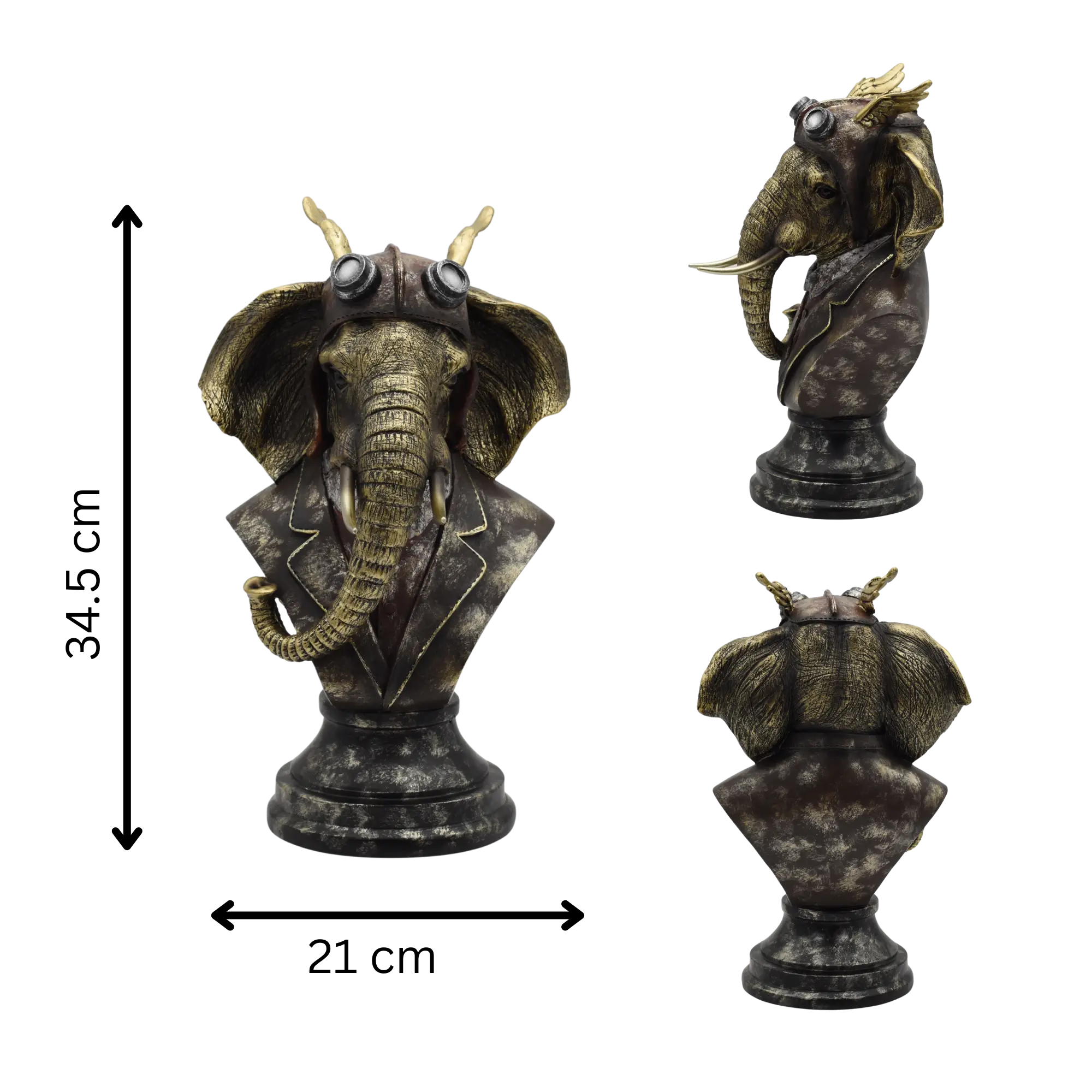 Elefantenbüste im Steampunkstyle – Bild 12