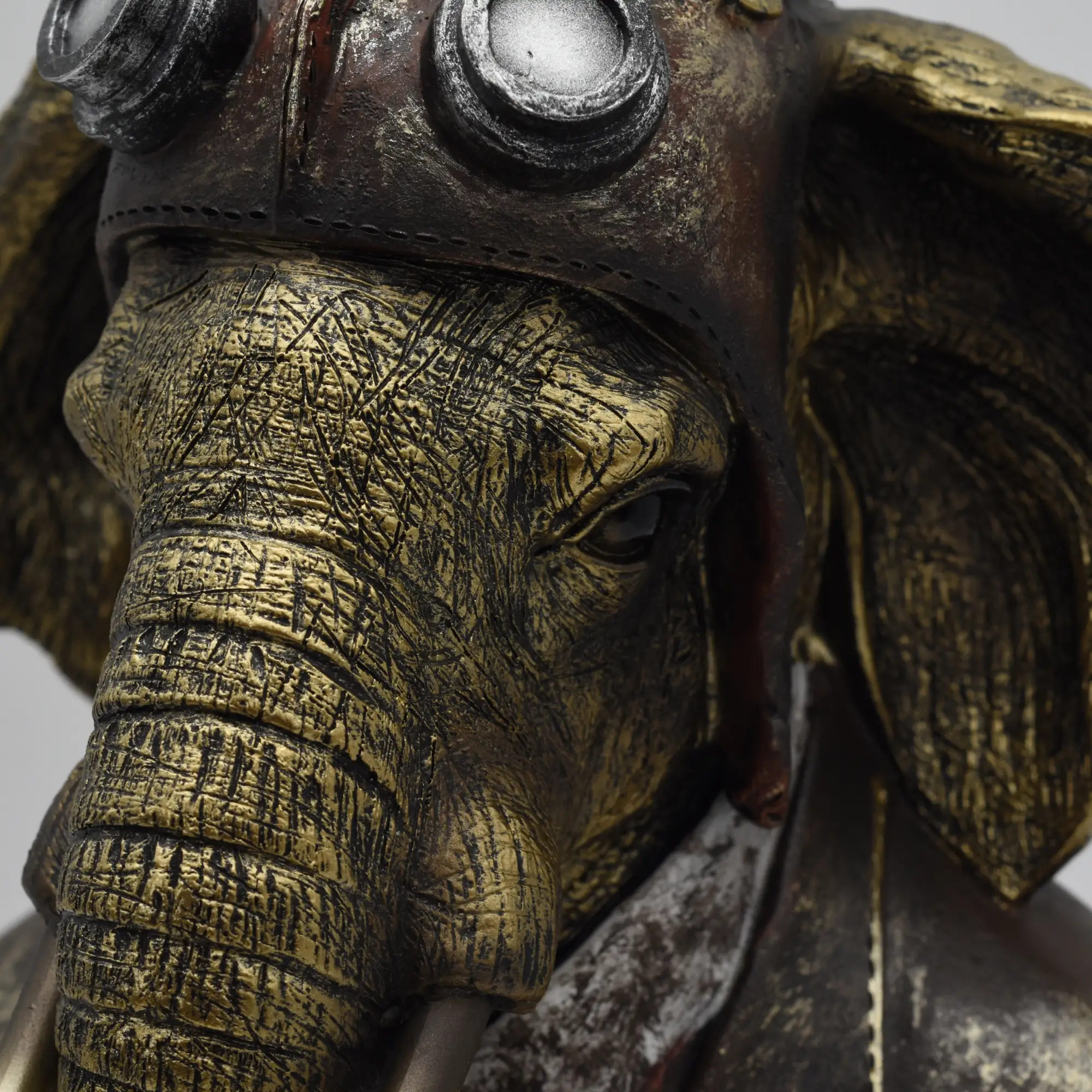 Elefantenbüste im Steampunkstyle – Bild 4