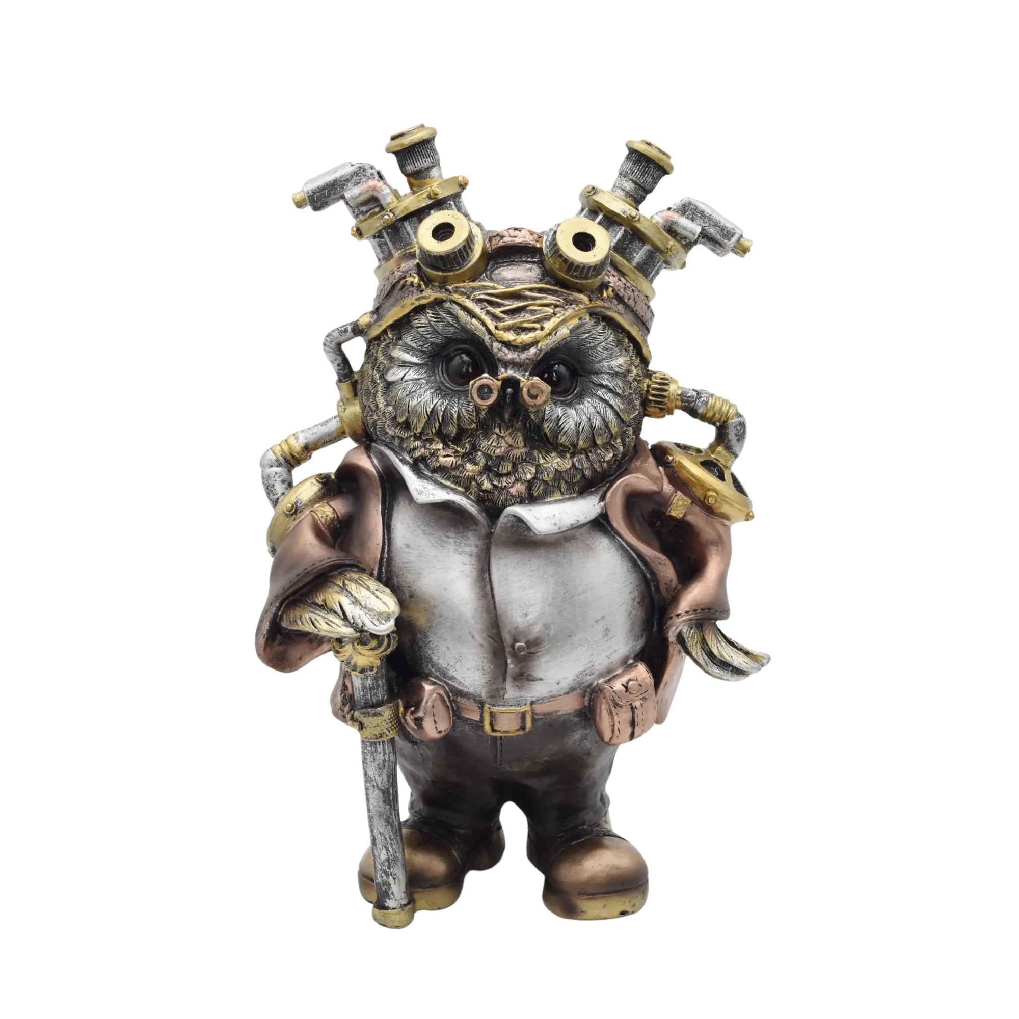 Wandereule aus Resin im Steampunkstyle – Bild 4