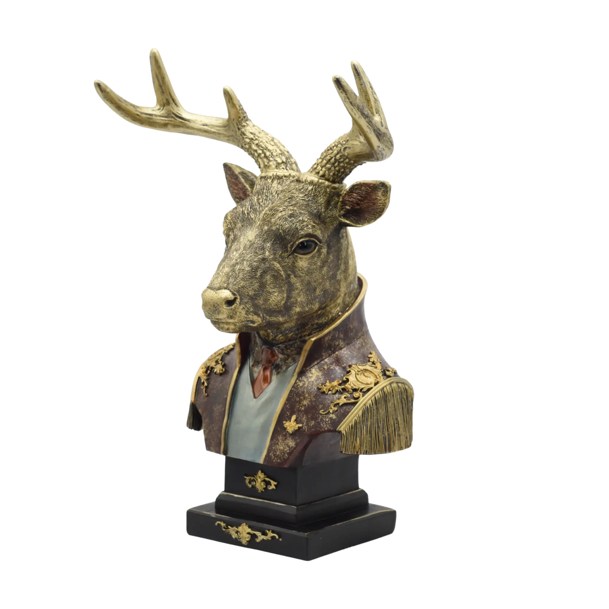 Büste eines Hirschs im Kostüm – Bild 5