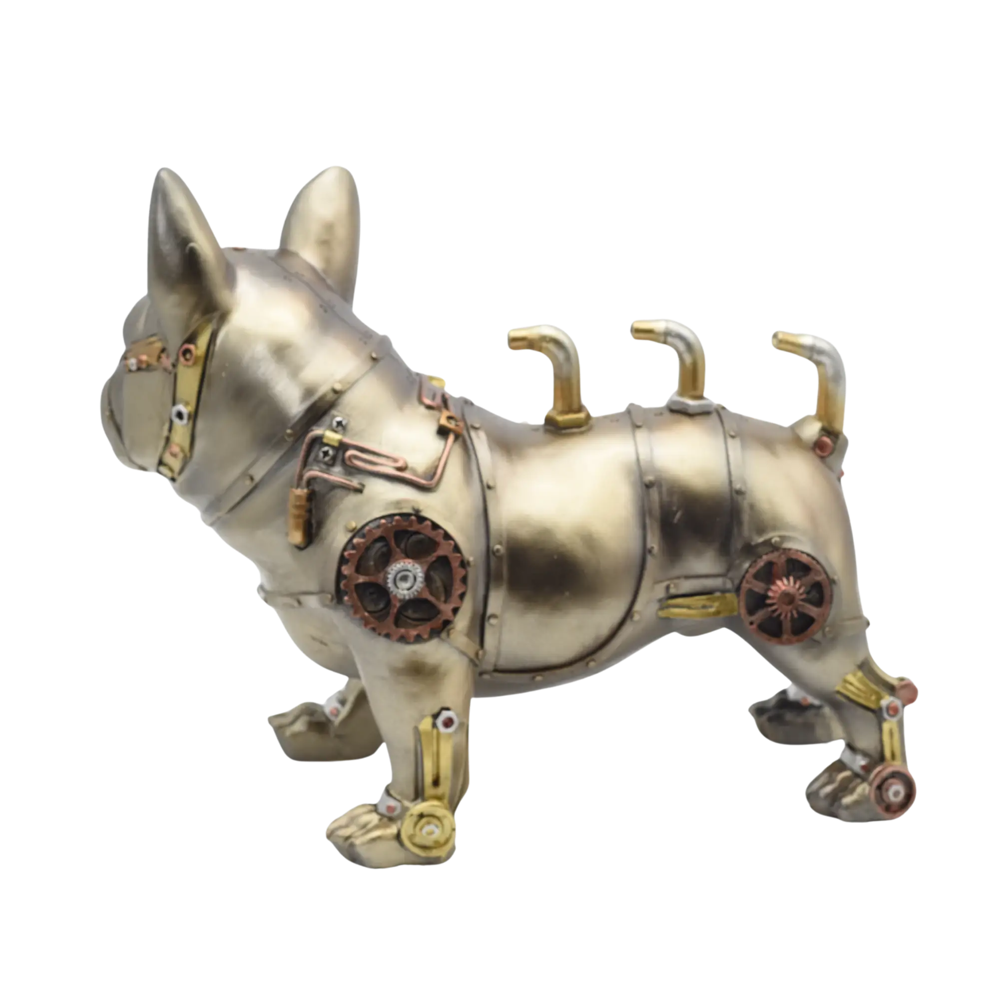 Hundefigur aus Resin mit mechanischen Elementen – Bild 5