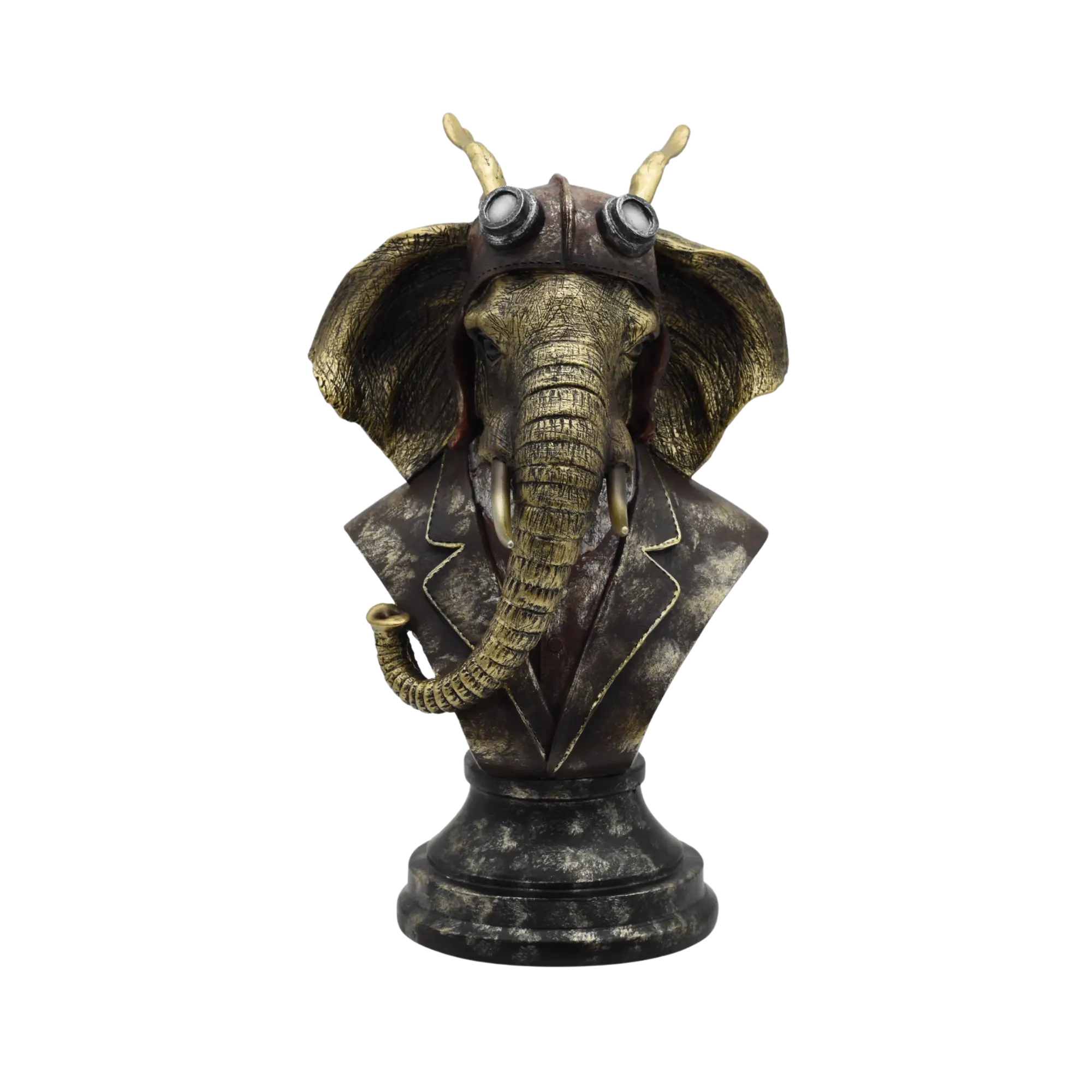 Elefantenbüste im Steampunkstyle