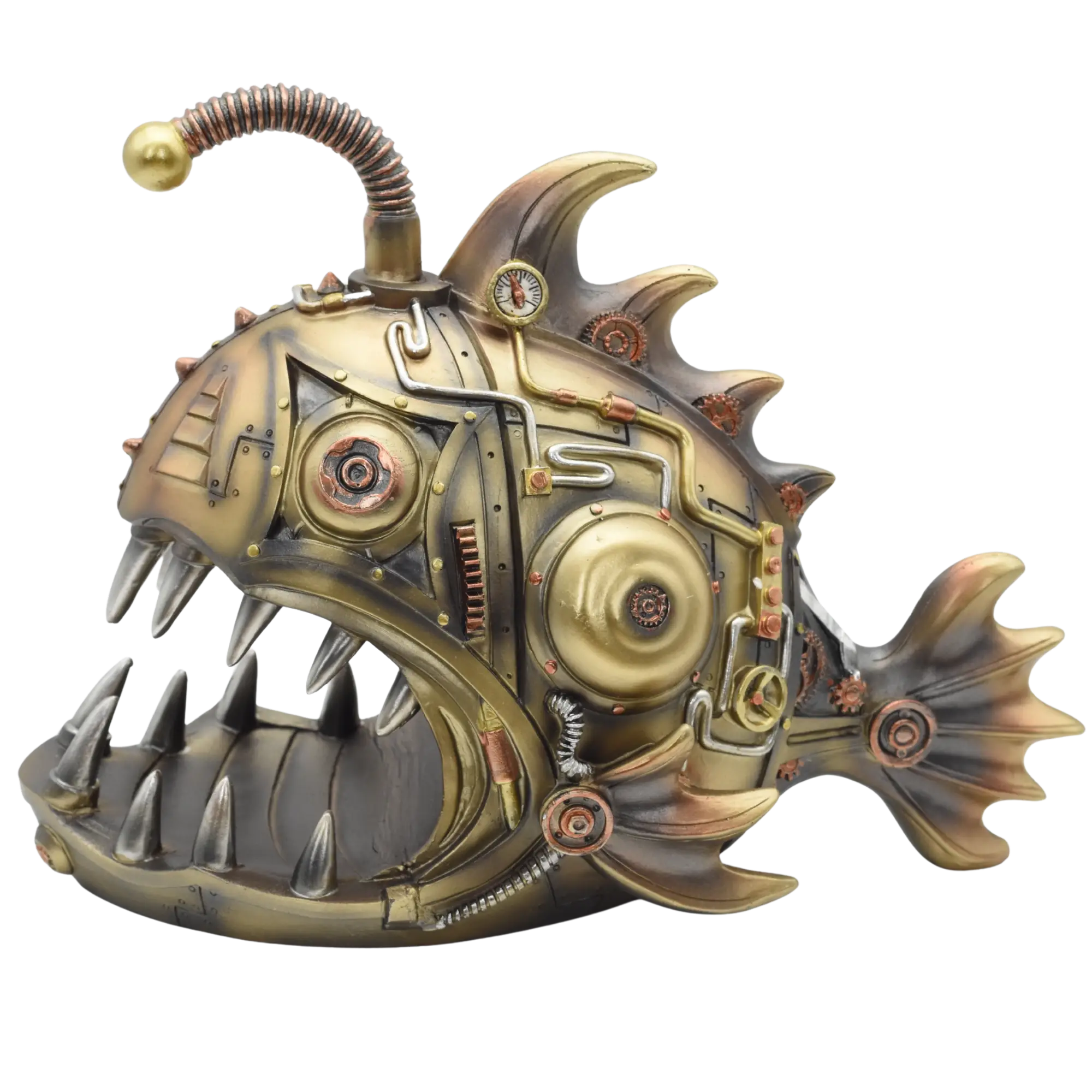 Laternenfisch aus Resin im Steampunkstyle