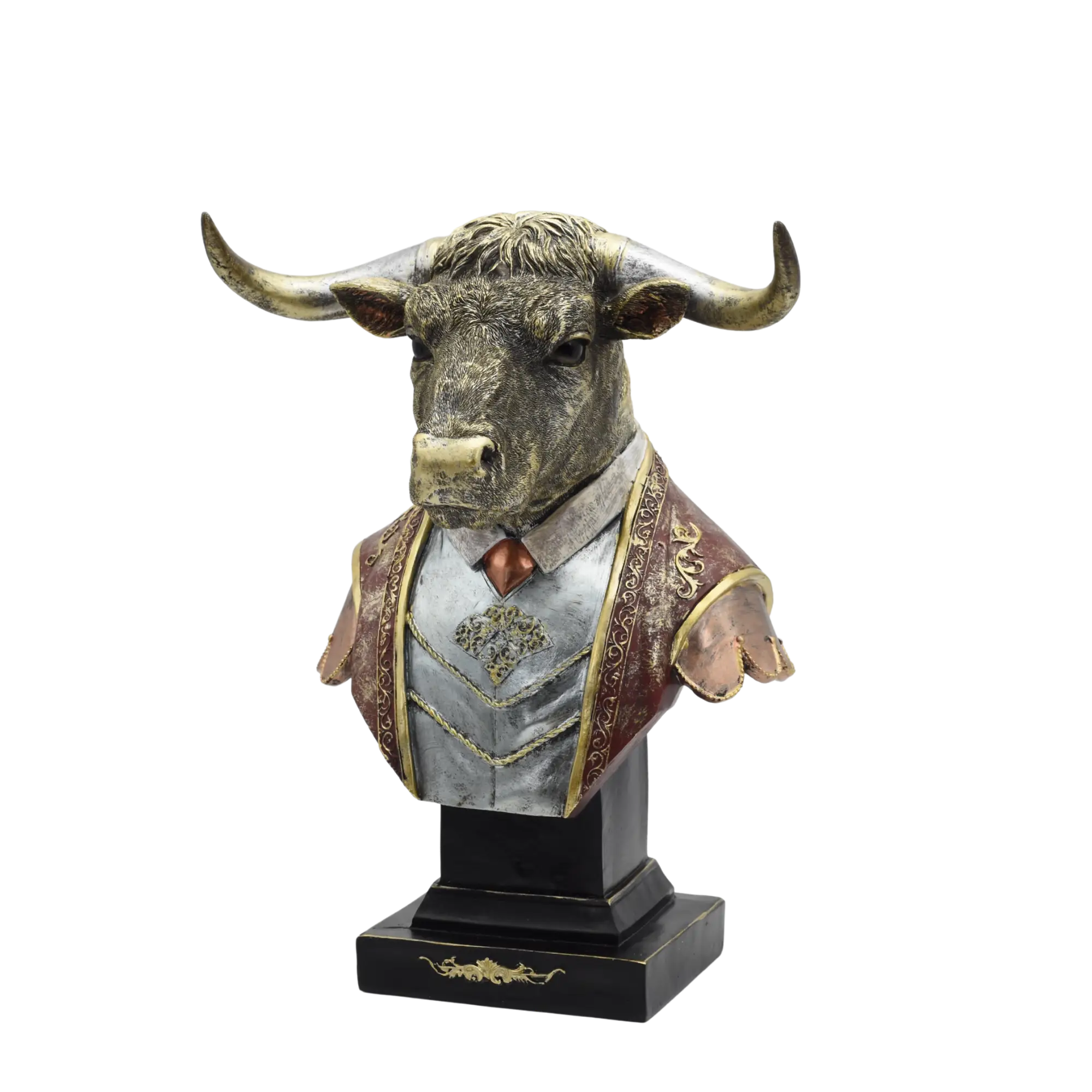 Büste eines Stiers im Torerokostüm – Bild 5