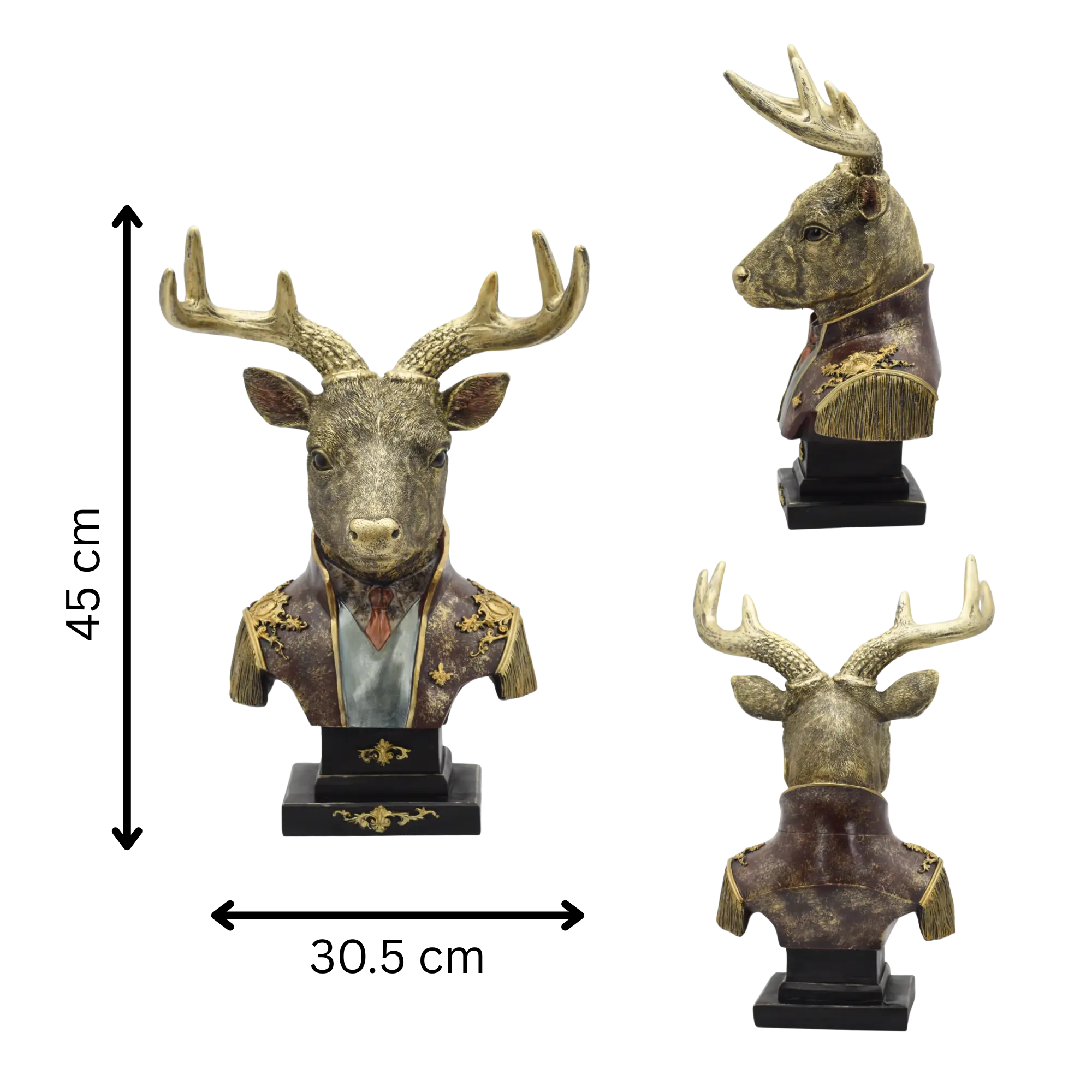 Büste eines Hirschs im Kostüm – Bild 9