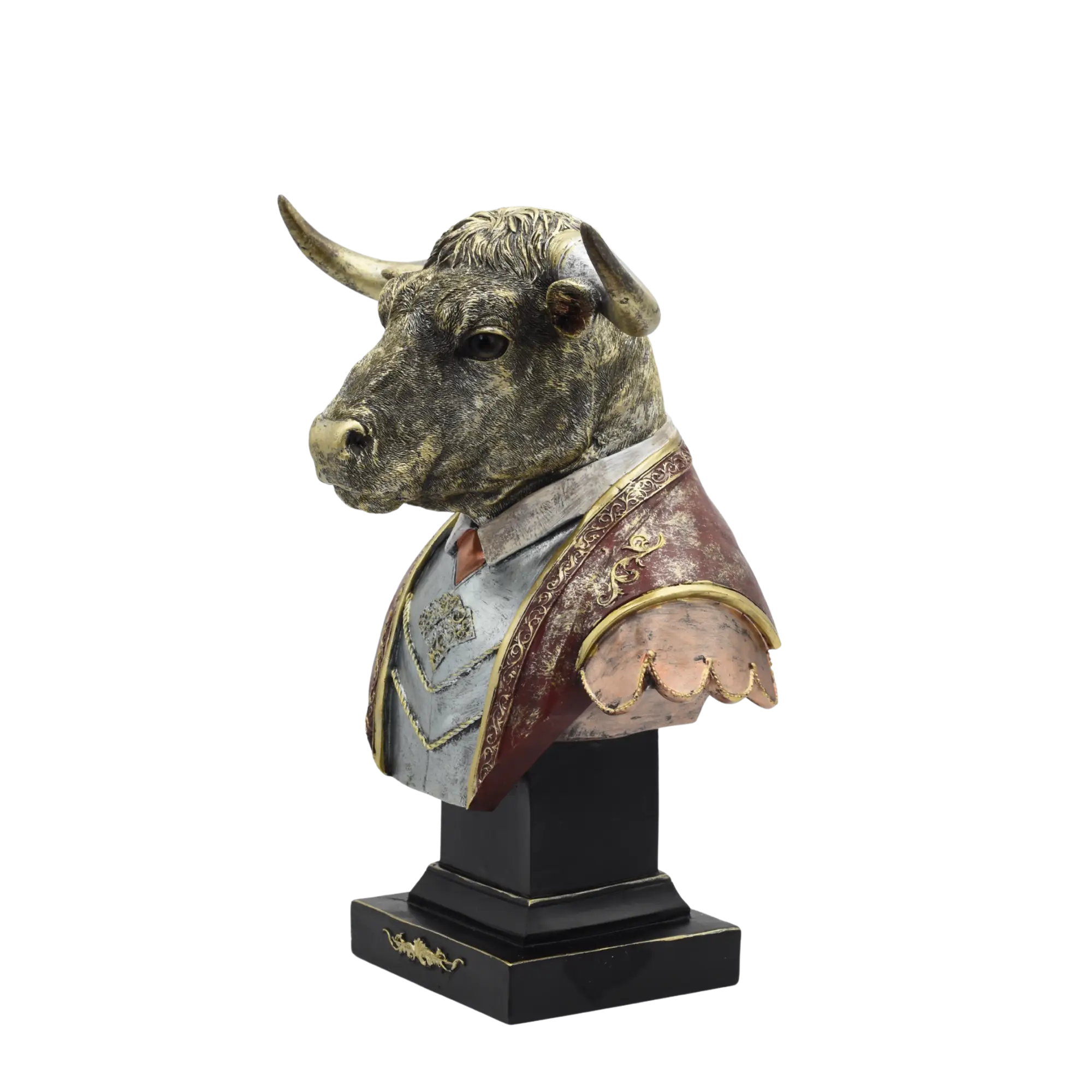 Büste eines Stiers im Torerokostüm – Bild 6