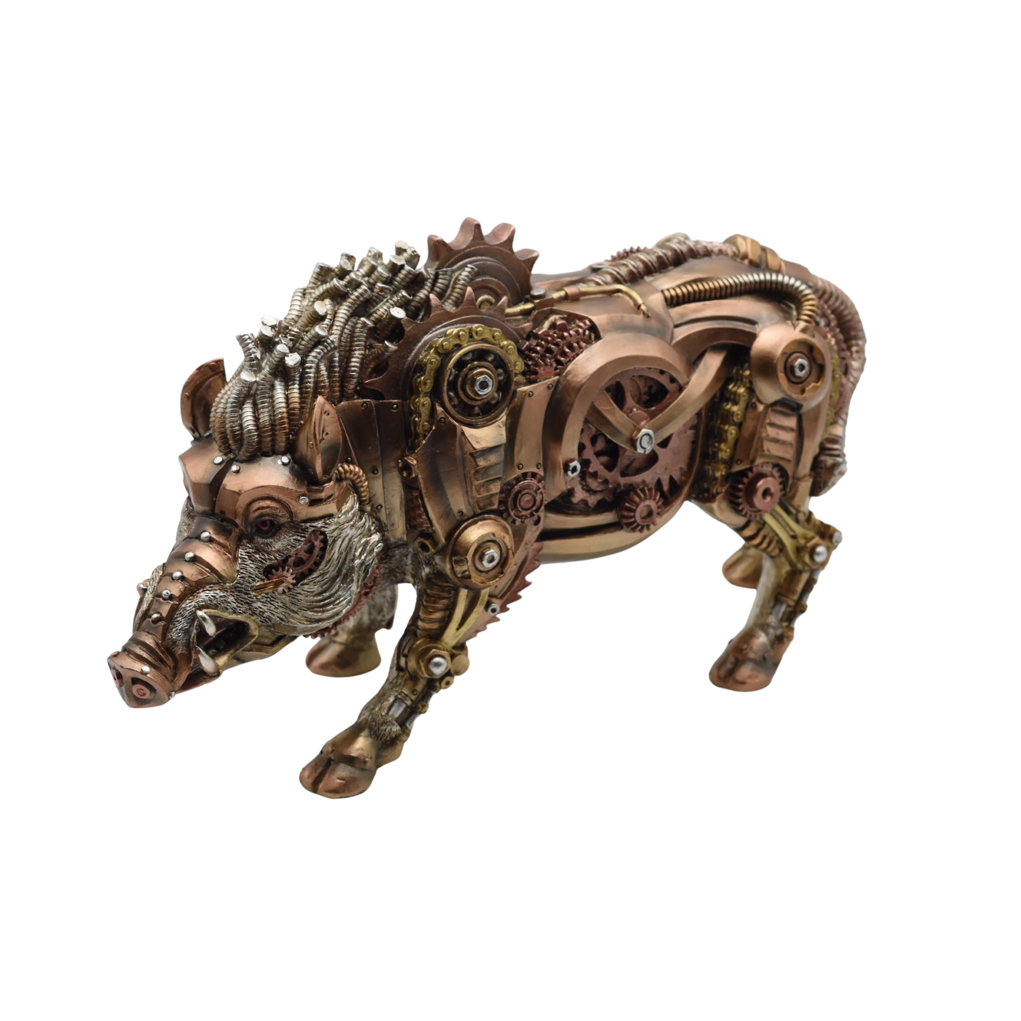 Wildschwein aus Resin im Steampunkstyle