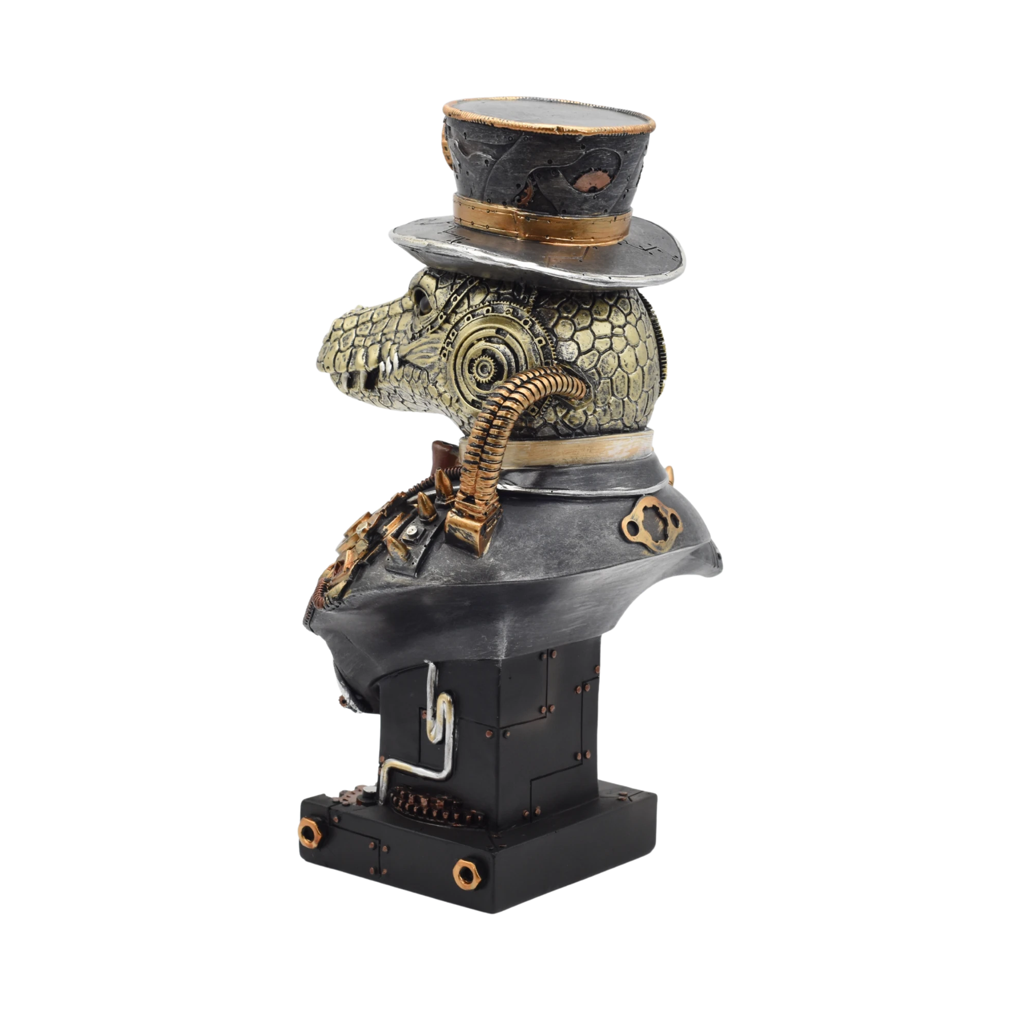 Büste eines Krokodils im Steampunkstyle – Bild 7