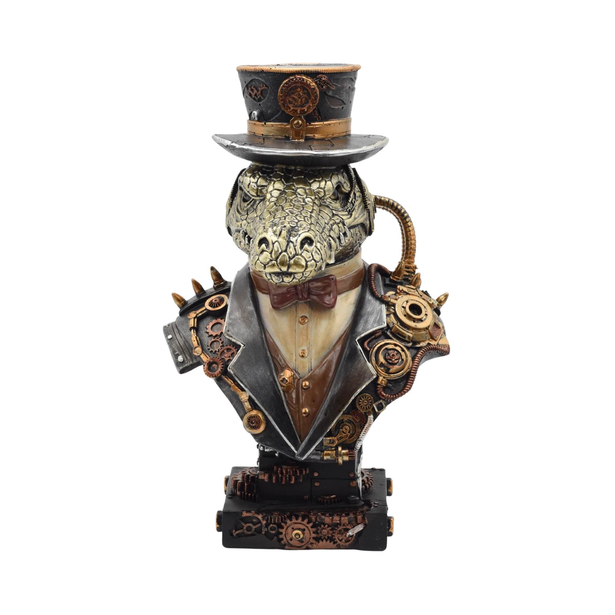 Büste eines Krokodils im Steampunkstyle – Bild 5