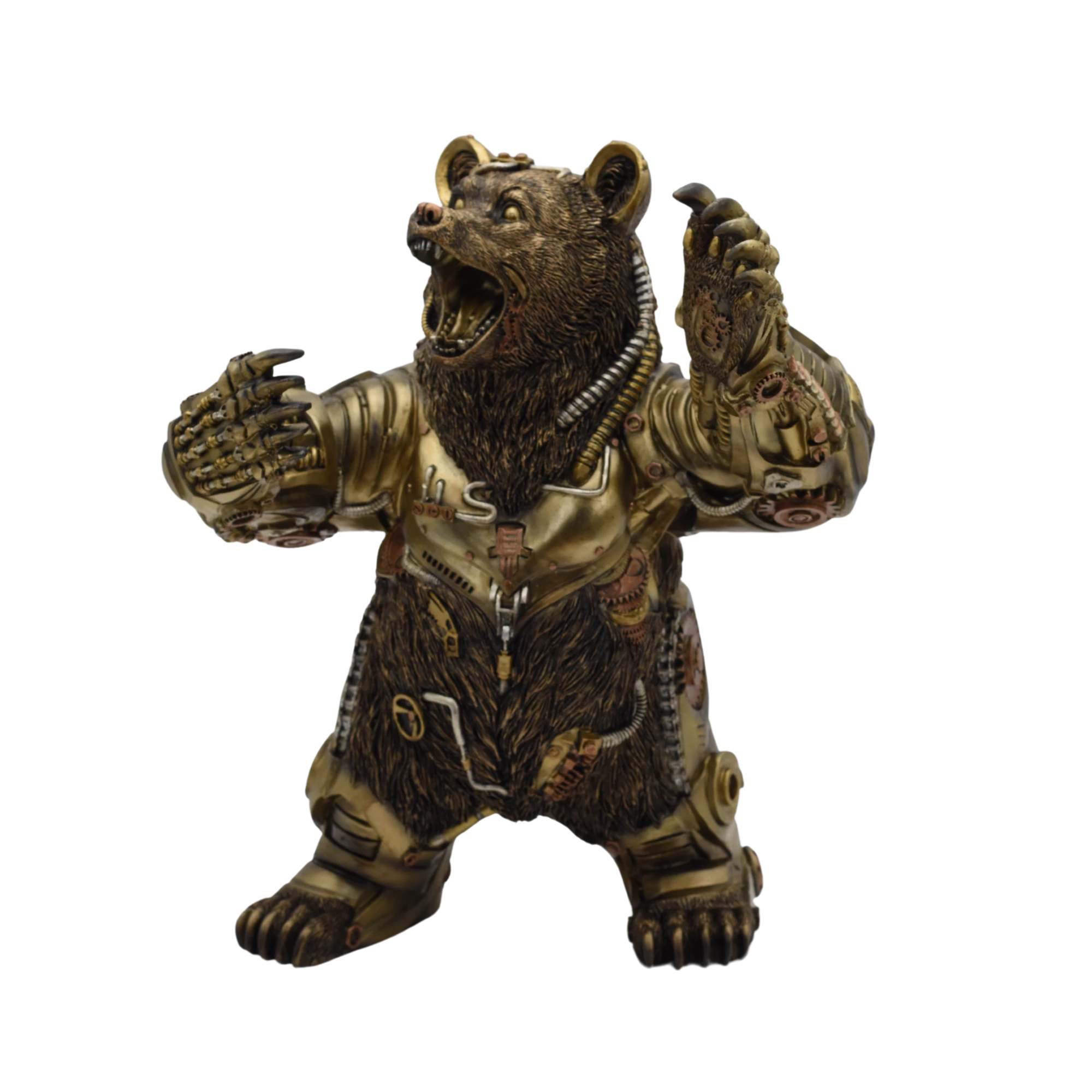 Steampunkgrizzly aus Resin